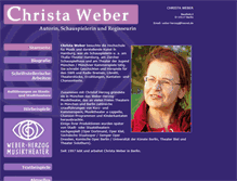 Tablet Screenshot of christa-weber.de